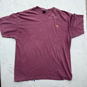 Men's Pizza Skateboards T-Shirt Purple XL Streetwear Slice Cotton NYC City Eats